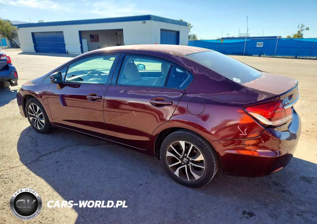 2013 Honda Civic Exl VIN:2HGFB2F9XDH507593 - 2