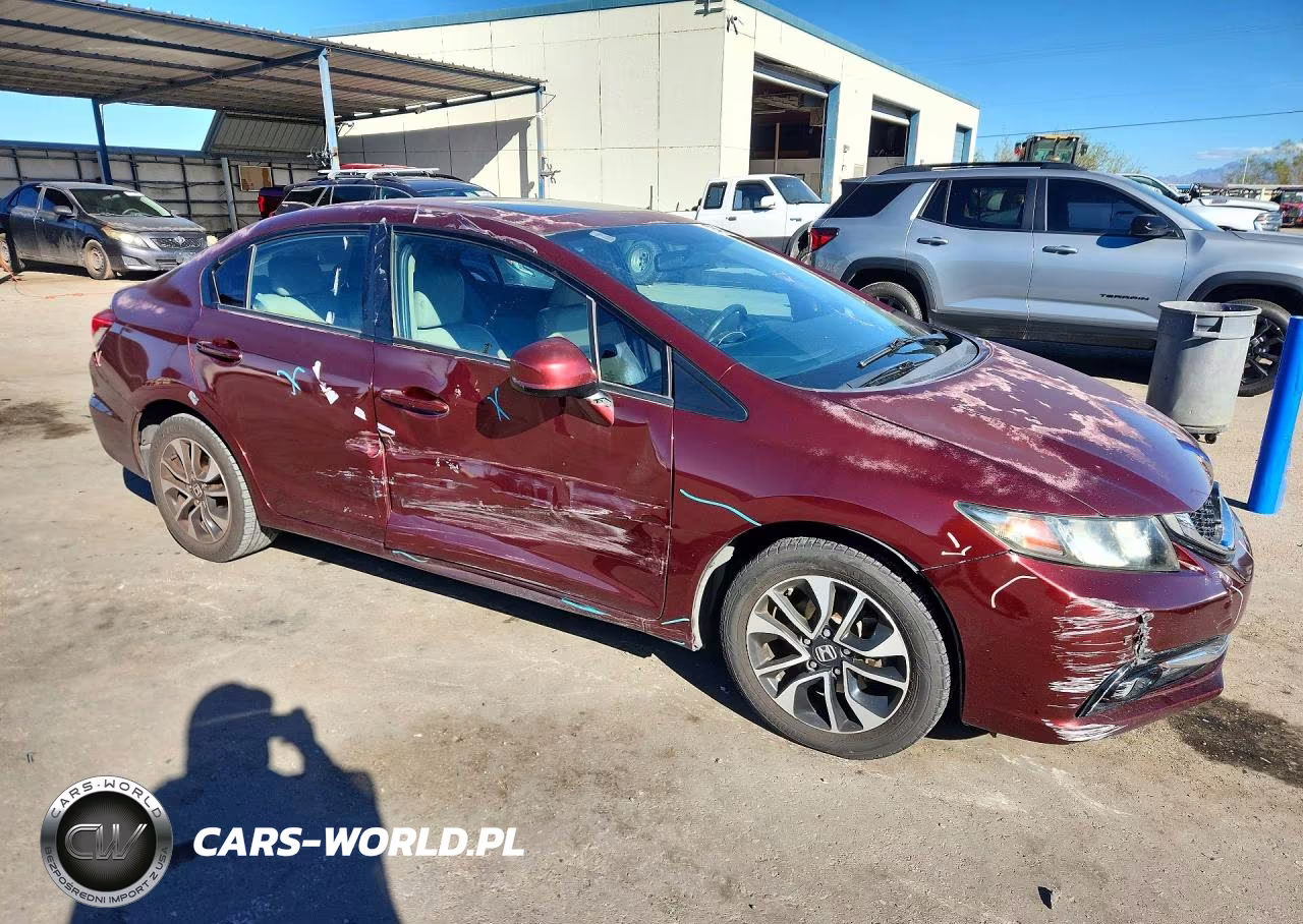 2013 Honda Civic Exl VIN:2HGFB2F9XDH507593 - 4