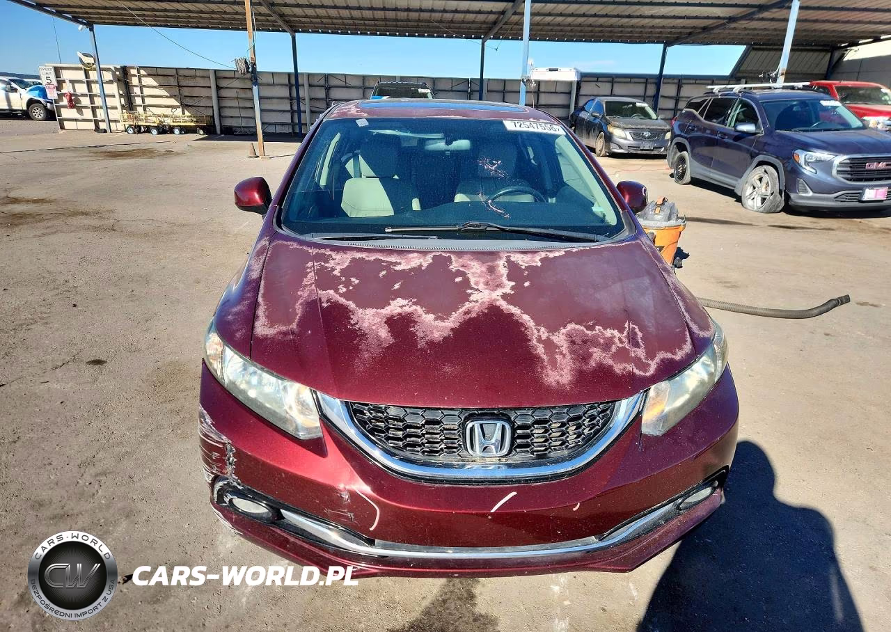2013 Honda Civic Exl VIN:2HGFB2F9XDH507593 - 5