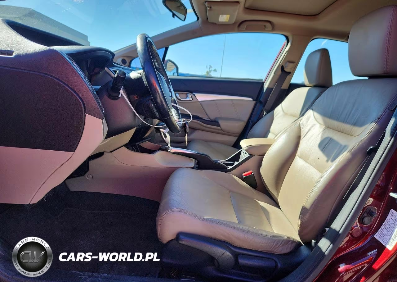 2013 Honda Civic Exl VIN:2HGFB2F9XDH507593 - 7