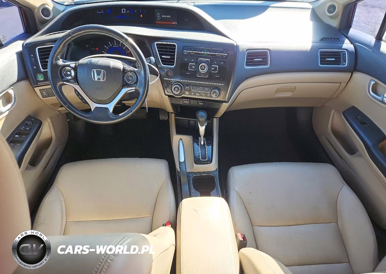 2013 Honda Civic Exl VIN:2HGFB2F9XDH507593 - 8