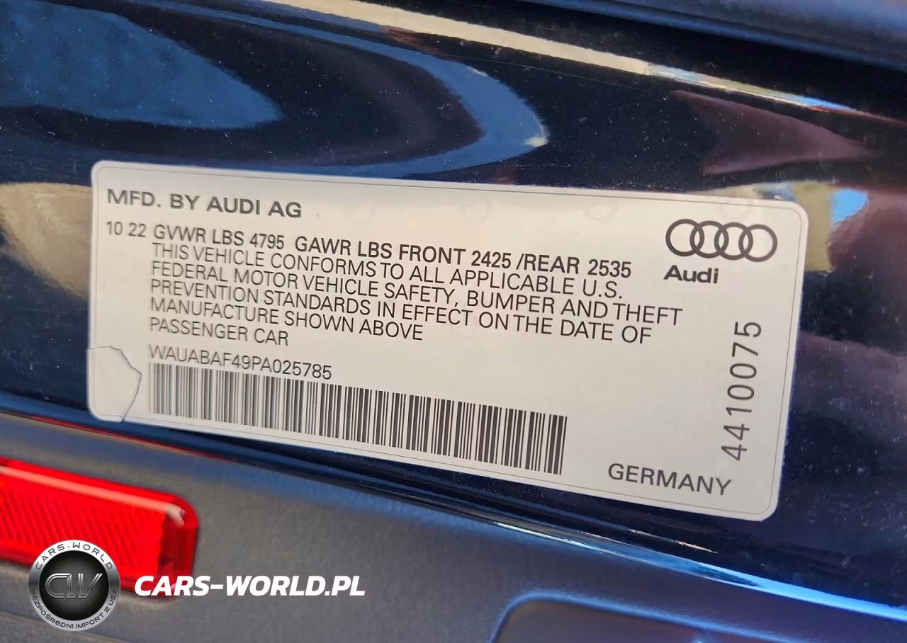 2023 Audi A4 Premium 40 VIN:WAUABAF49PA025785 - 12