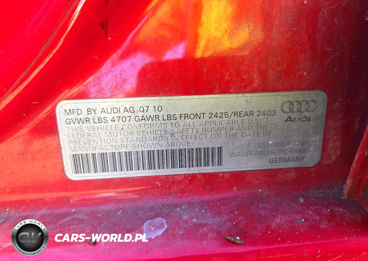 2011 Audi A4 Premium Plus VIN:WAUEFAFL7BN009888 - 12