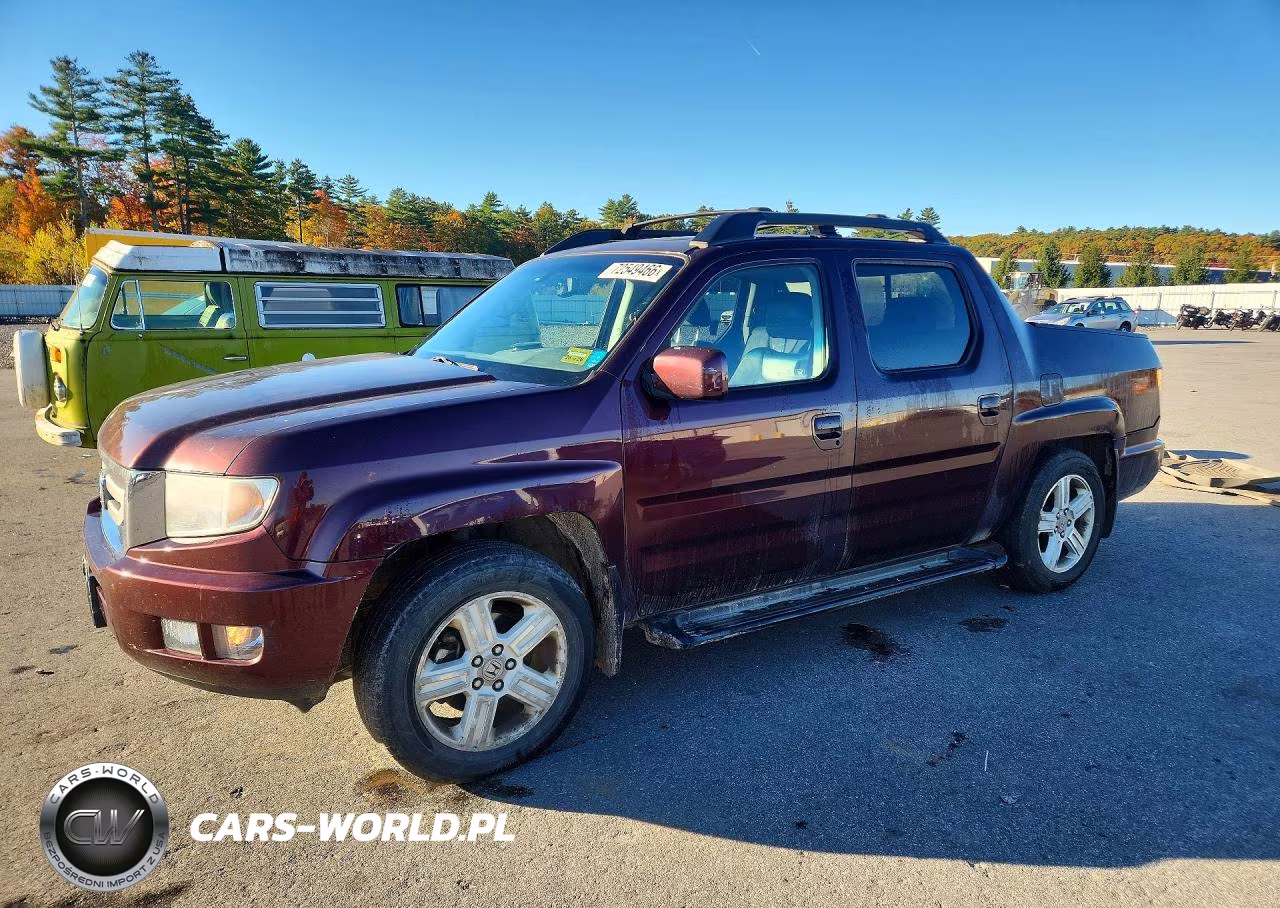 2010 Honda Ridgeline Rtl VIN:5FPYK1F53AB005838 - 1
