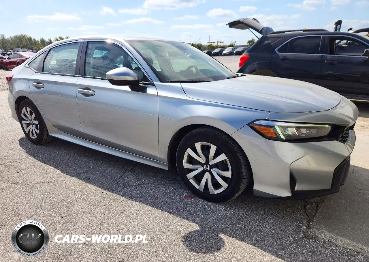 2025 Honda Civic Lx VIN:2HGFE2F27SH598278 - 4
