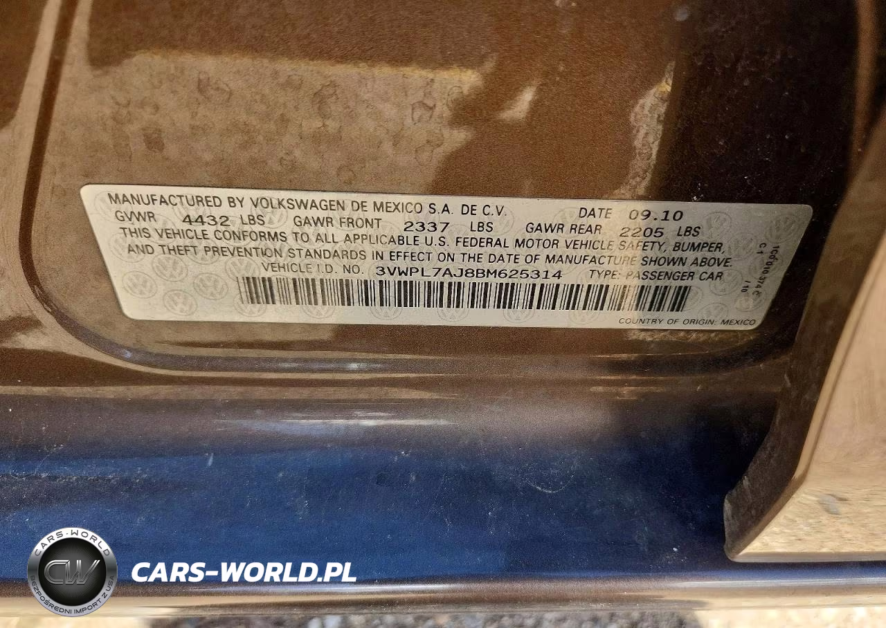 2011 Volkswagen Jetta Tdi VIN:3VWPL7AJ8BM625314 - 12