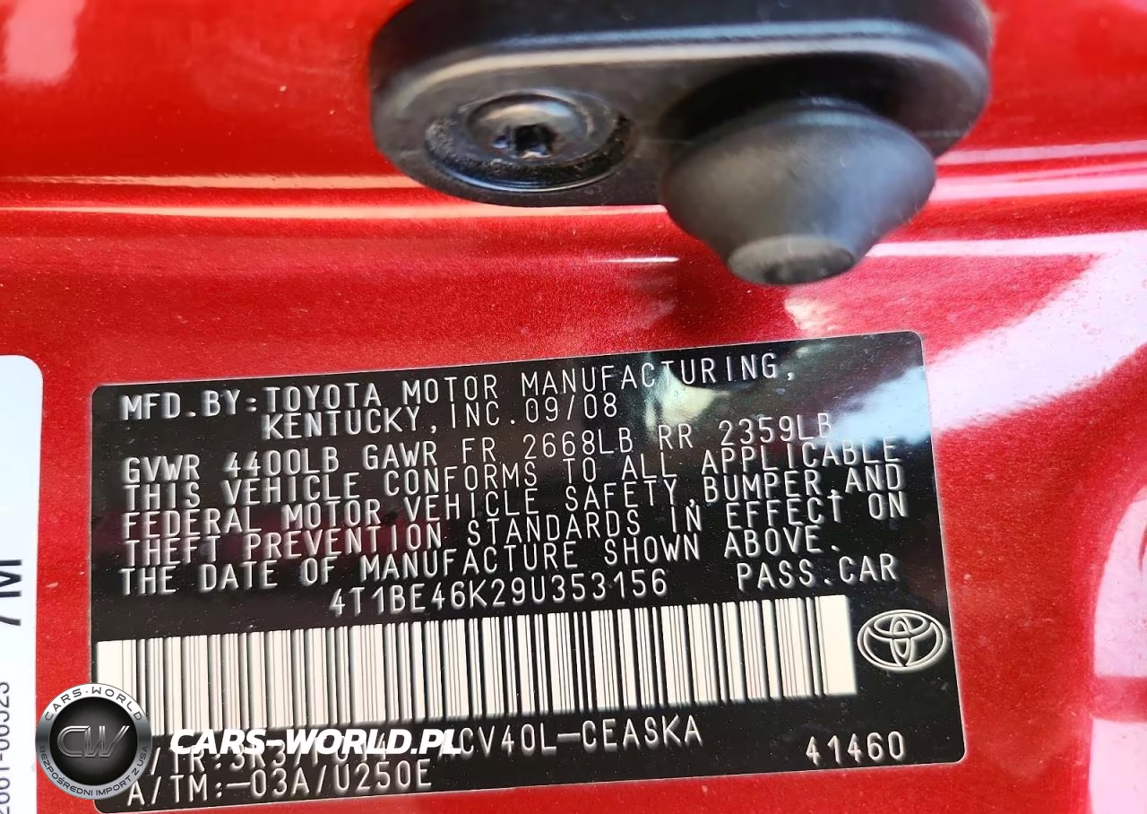 2009 Toyota Camry Se VIN:4T1BE46K29U353156 - 12