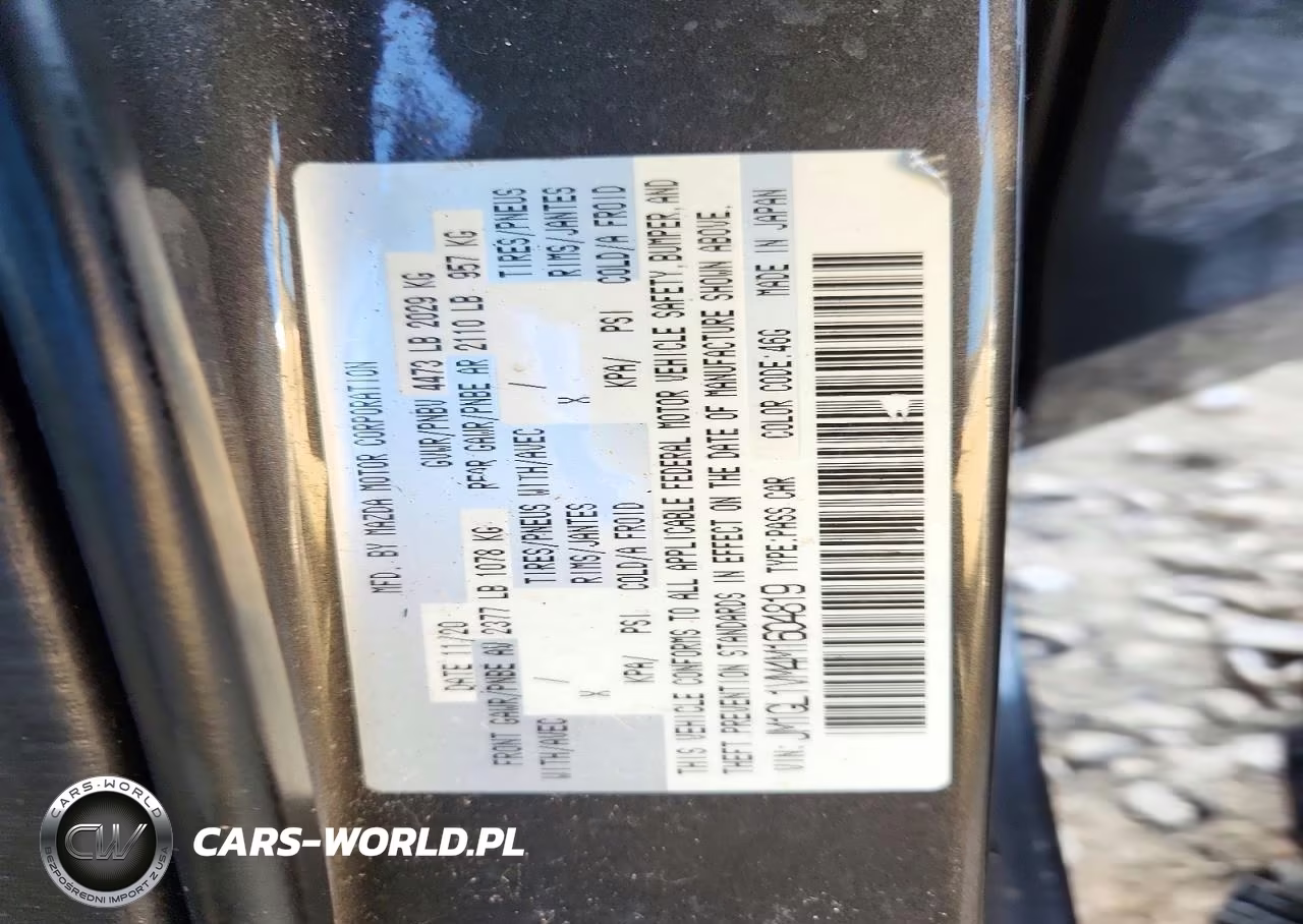 2021 Mazda 6 Touring VIN:JM1GL1VM4M1604819 - 12