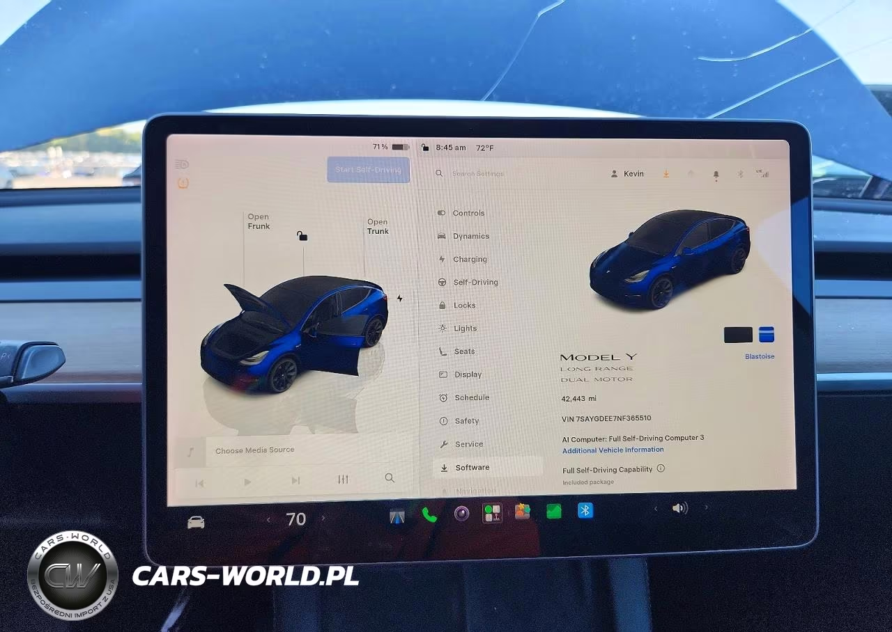 2022 Tesla Model Y VIN:7SAYGDEE7NF365510 - 9