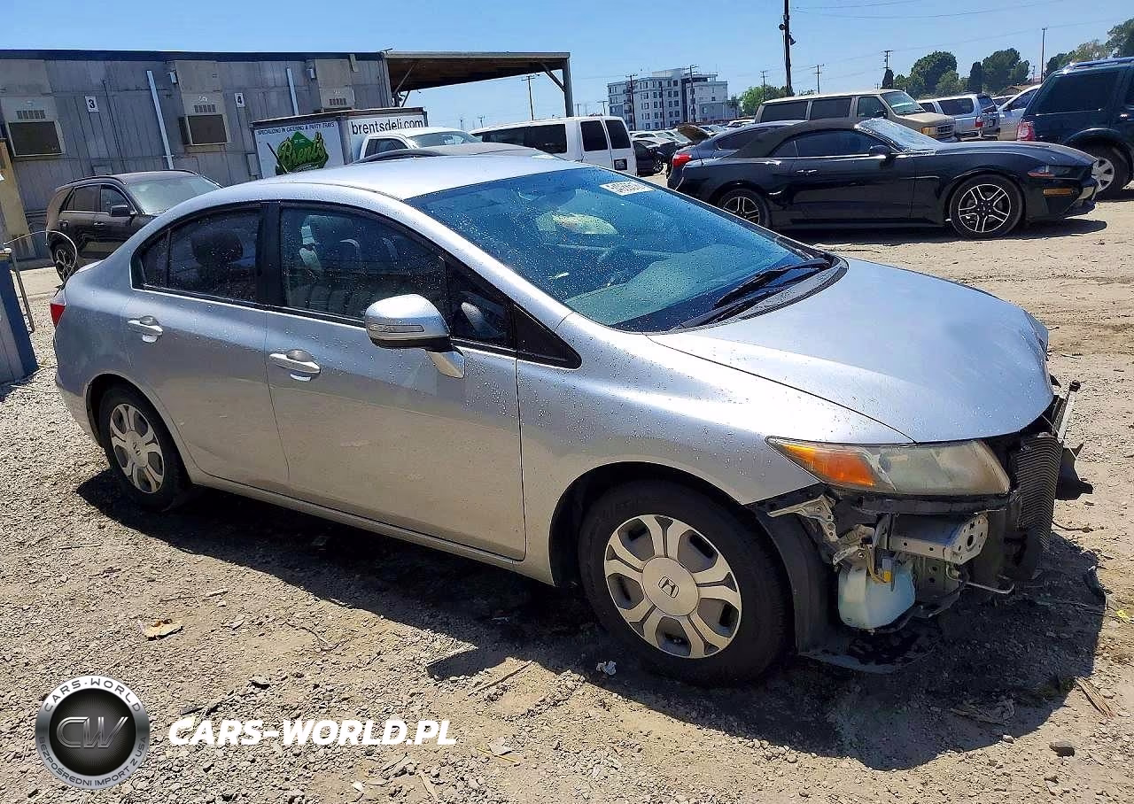 2012 Honda Civic Hybrid VIN:JHMFB4F25CS000443 - 4