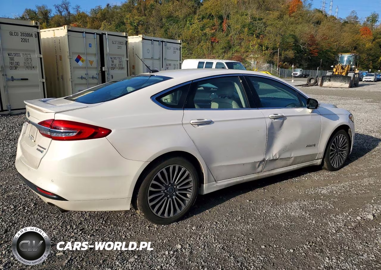 2017 Ford Fusion Titanium Hev VIN:3FA6P0RU4HR399914 - 3