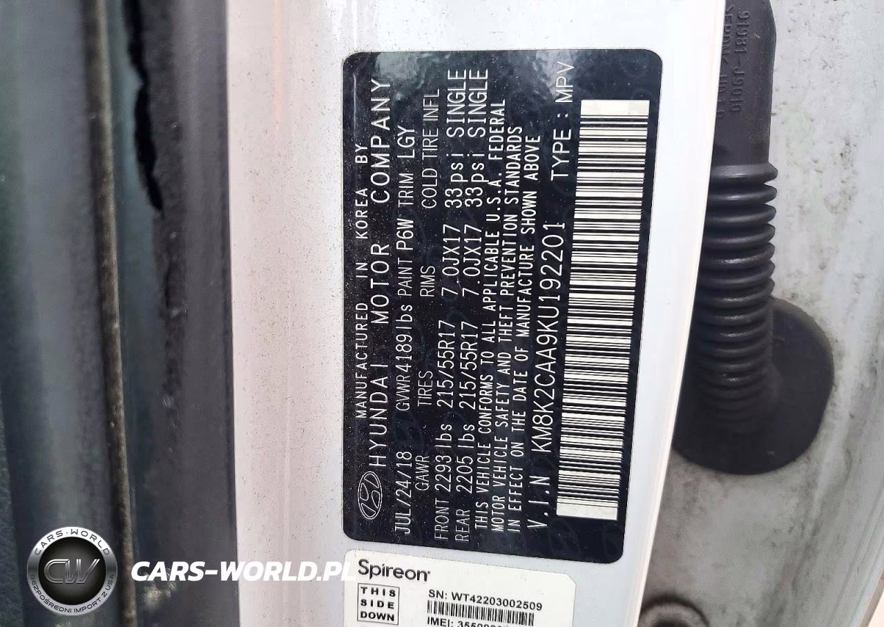 2019 Hyundai Kona Sel VIN:KM8K2CAA9KU192201 - 13