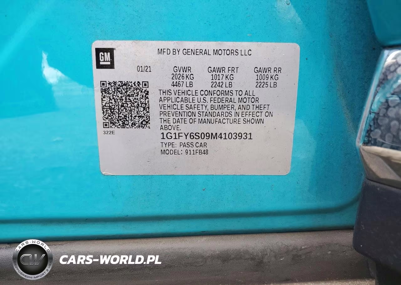 2021 Chevrolet Bolt Ev Lt VIN:1G1FY6S09M4103931 - 12