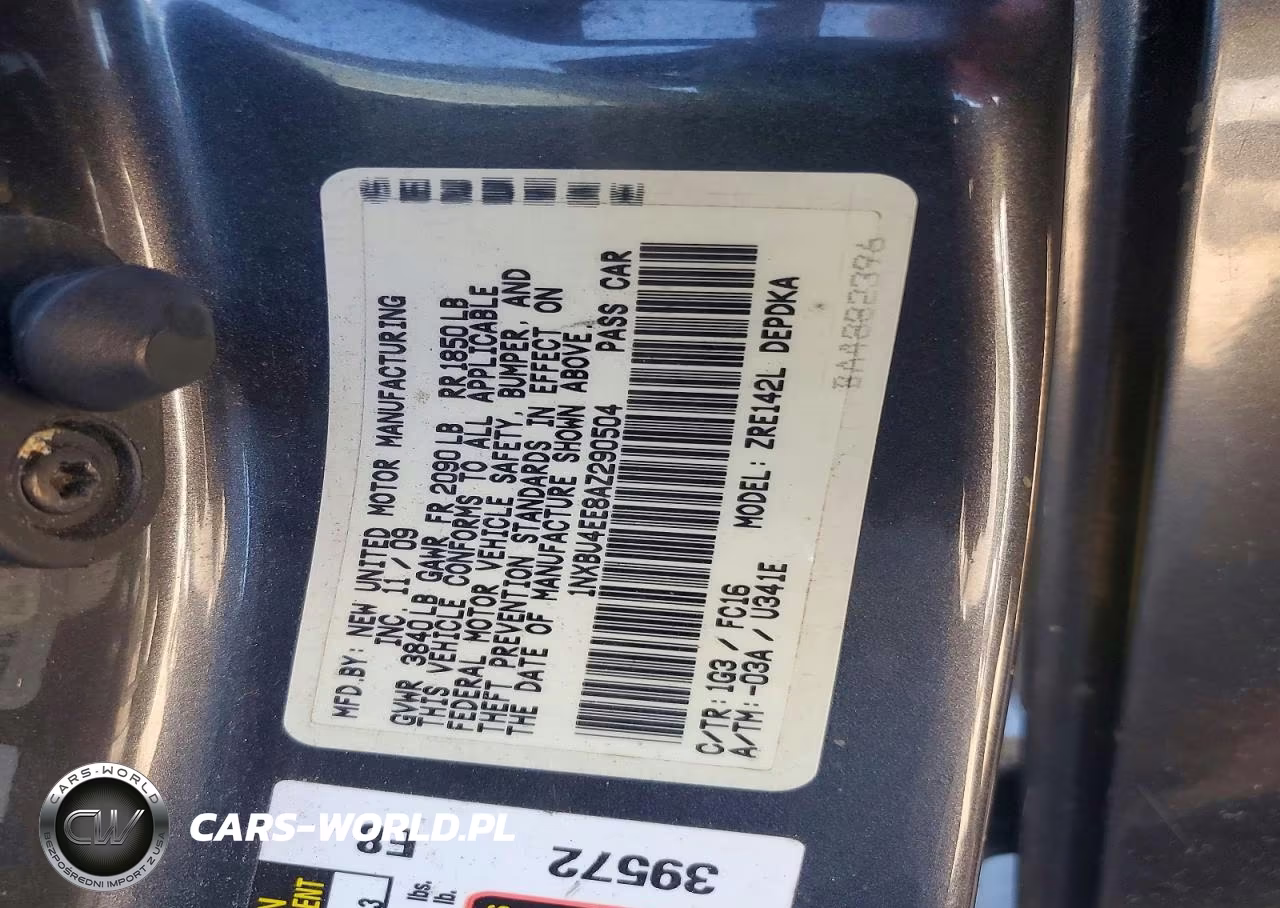 2010 Toyota Corolla Le VIN:1NXBU4EE8AZ290504 - 13