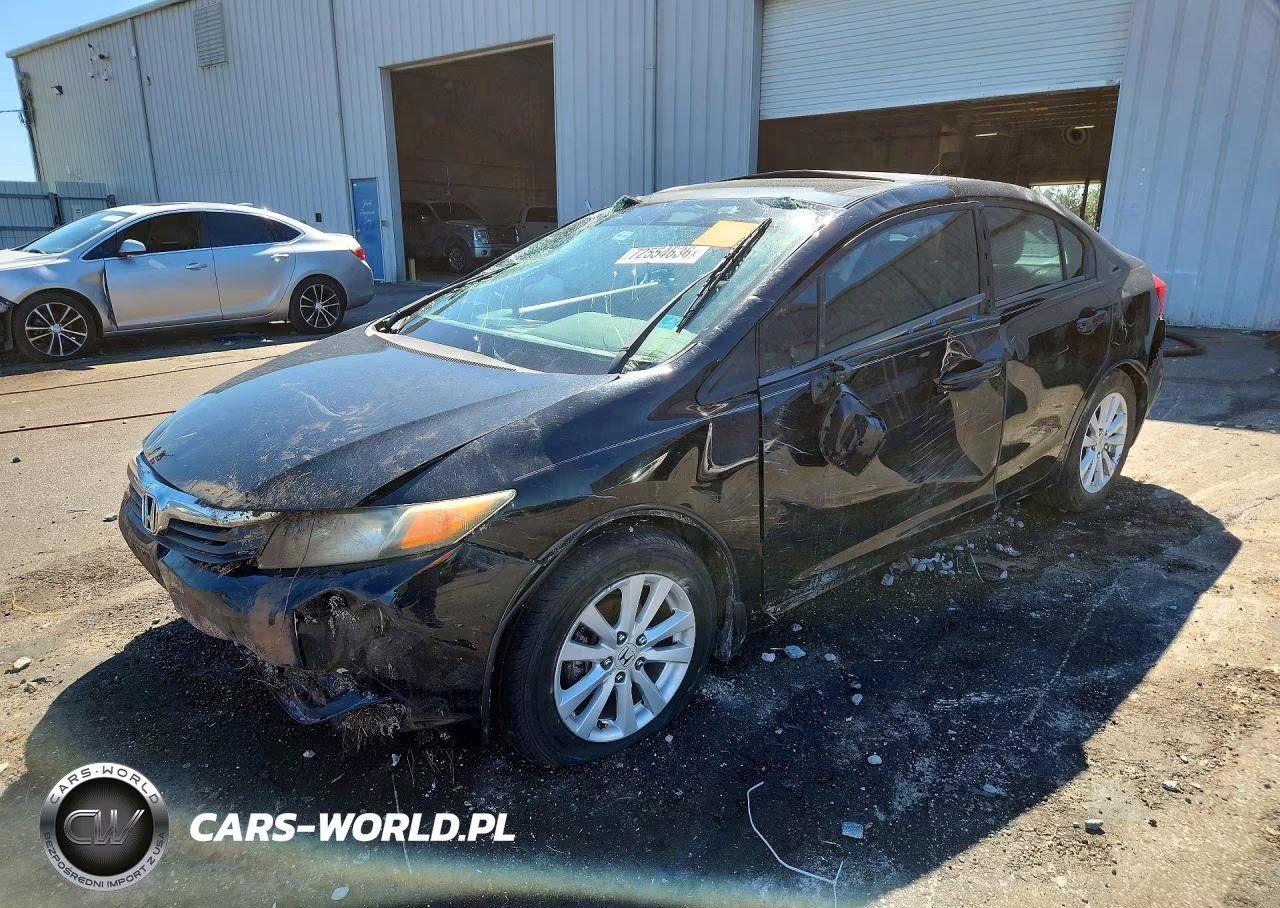 2012 Honda Civic Ex VIN:2HGFB2F81CH313959 - 1