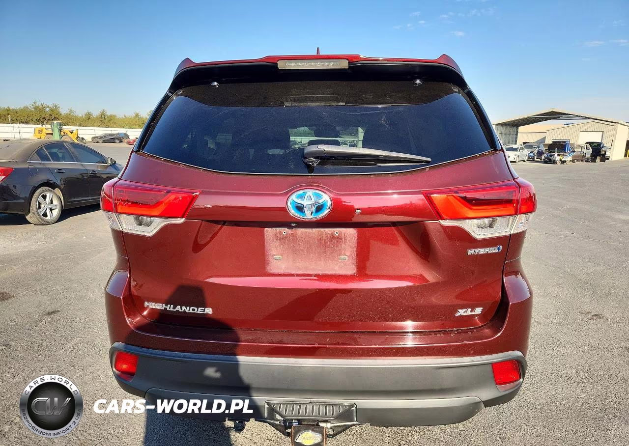 2019 Toyota Highlander Hybrid Xle VIN:5TDJGRFH9KS072235 - 6