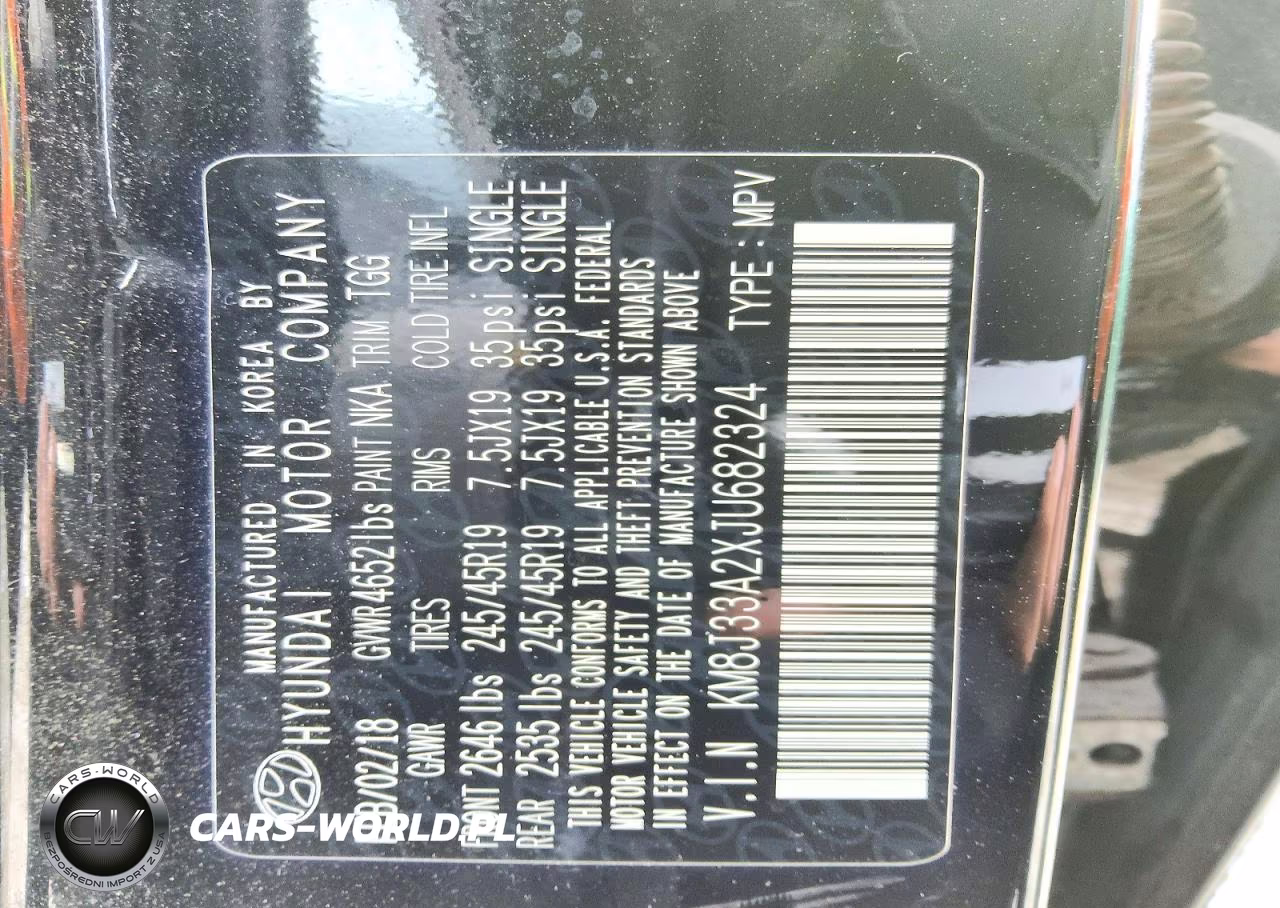 2018 Hyundai Tucson Value VIN:KM8J33A2XJU682324 - 13