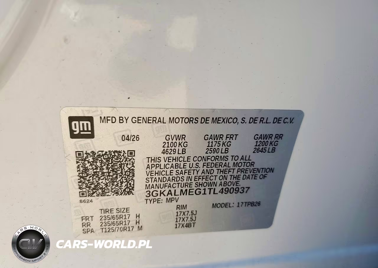 2026 GMC Terrain Elevation VIN:3GKALMEG1TL490937 - 13