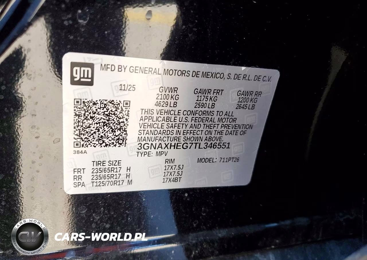 2026 Chevrolet Equinox Lt VIN:3GNAXHEG7TL346551 - 14