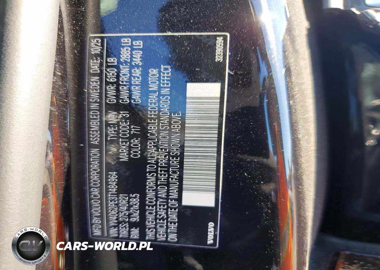 2026 Volvo Xc90 Plus VIN:YV4062PE3T1484964 - 13