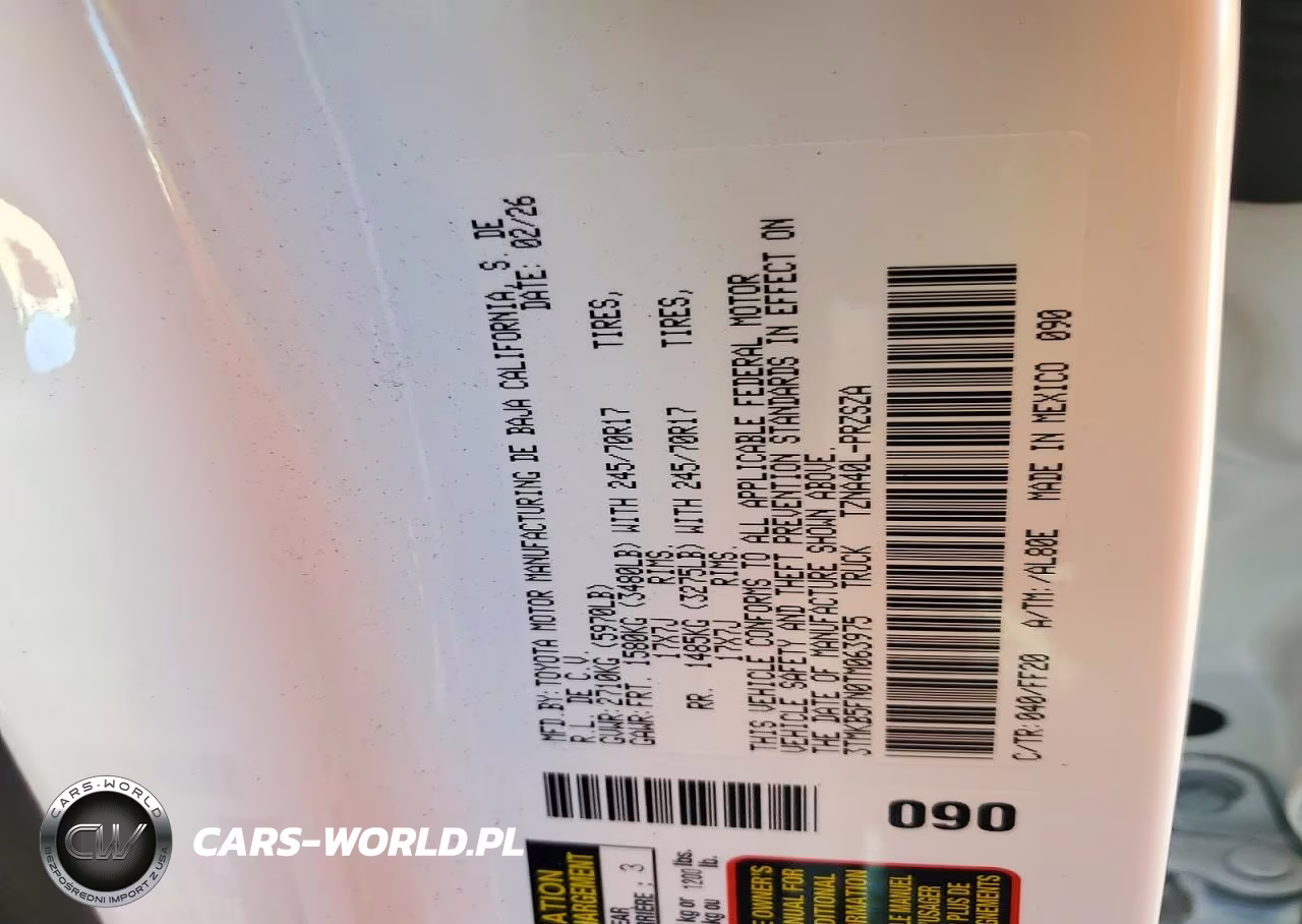 2026 Toyota Tacoma Sr5 VIN:3TMKB5FN0TM063975 - 12