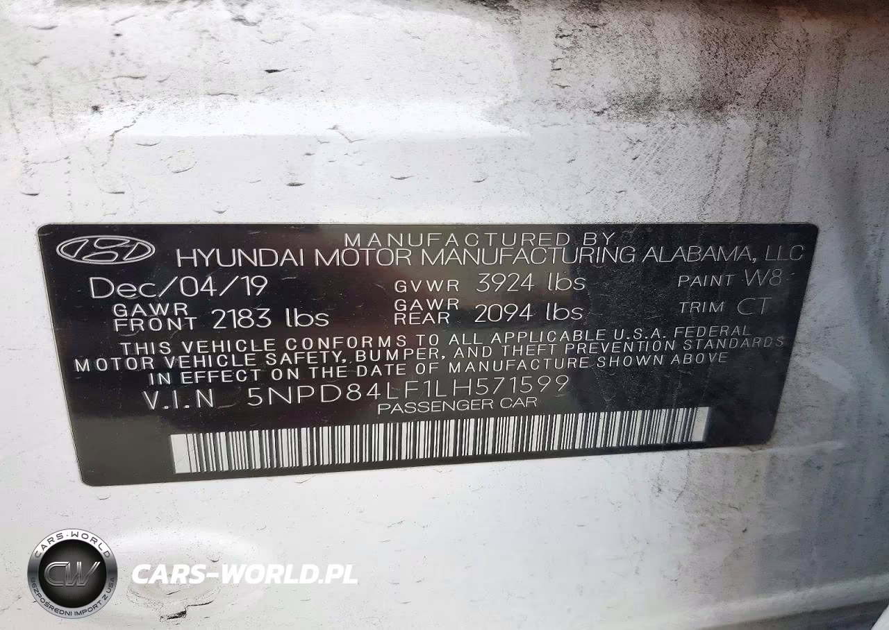 2020 Hyundai Elantra Sel VIN:5NPD84LF1LH571599 - 13