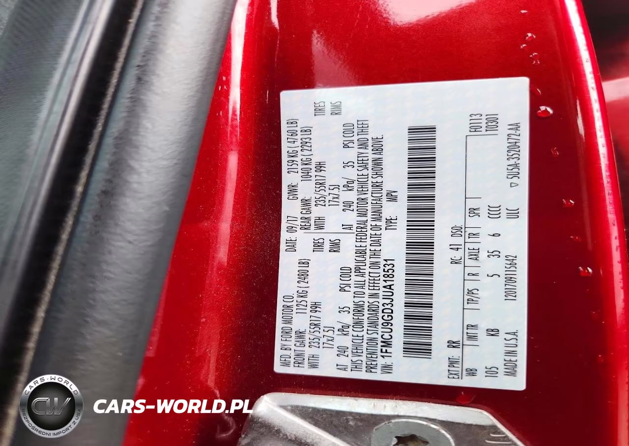 2018 Ford Escape Se VIN:1FMCU9GD3JUA18531 - 12