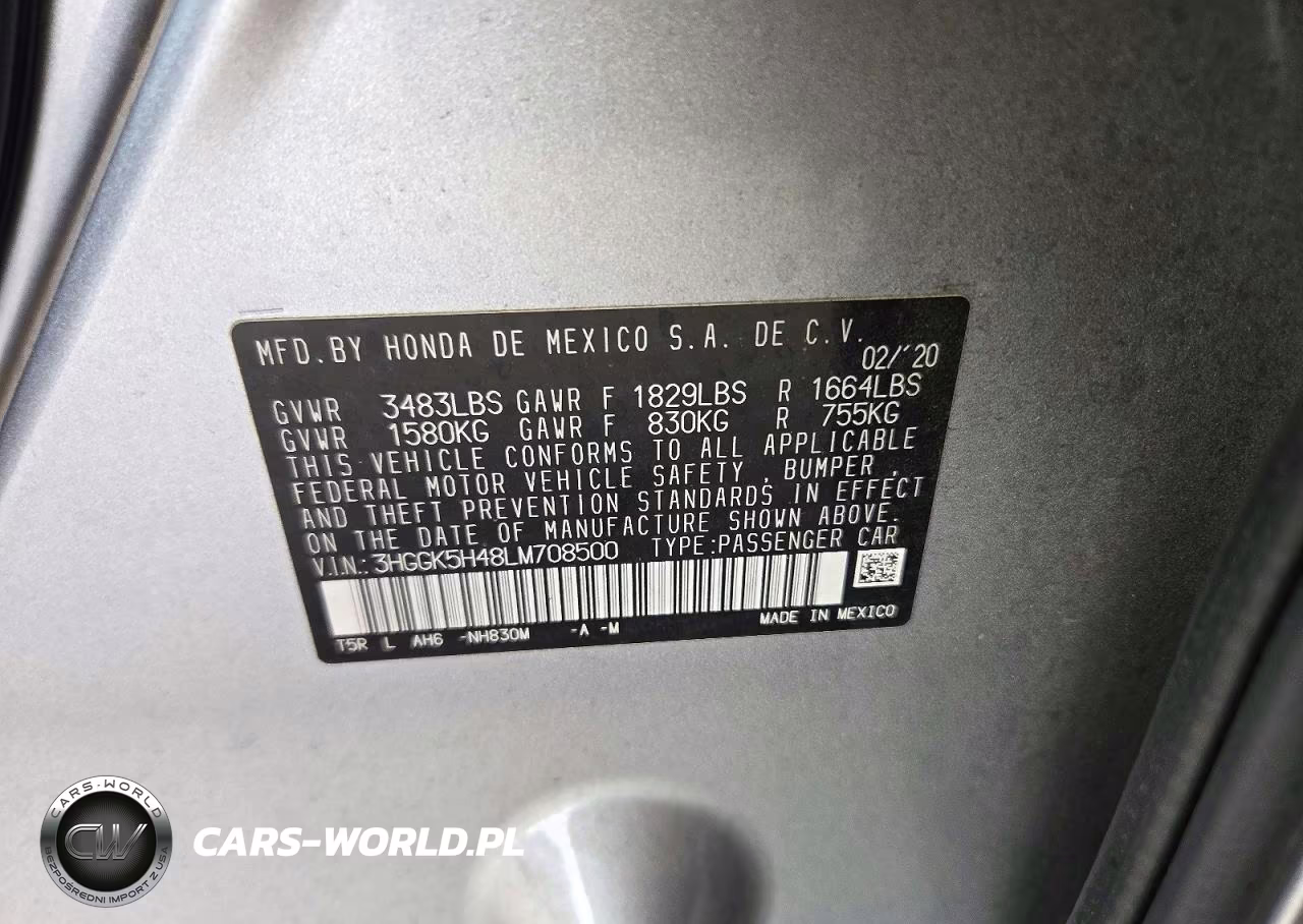 2020 Honda Fit Lx VIN:3HGGK5H48LM708500 - 13