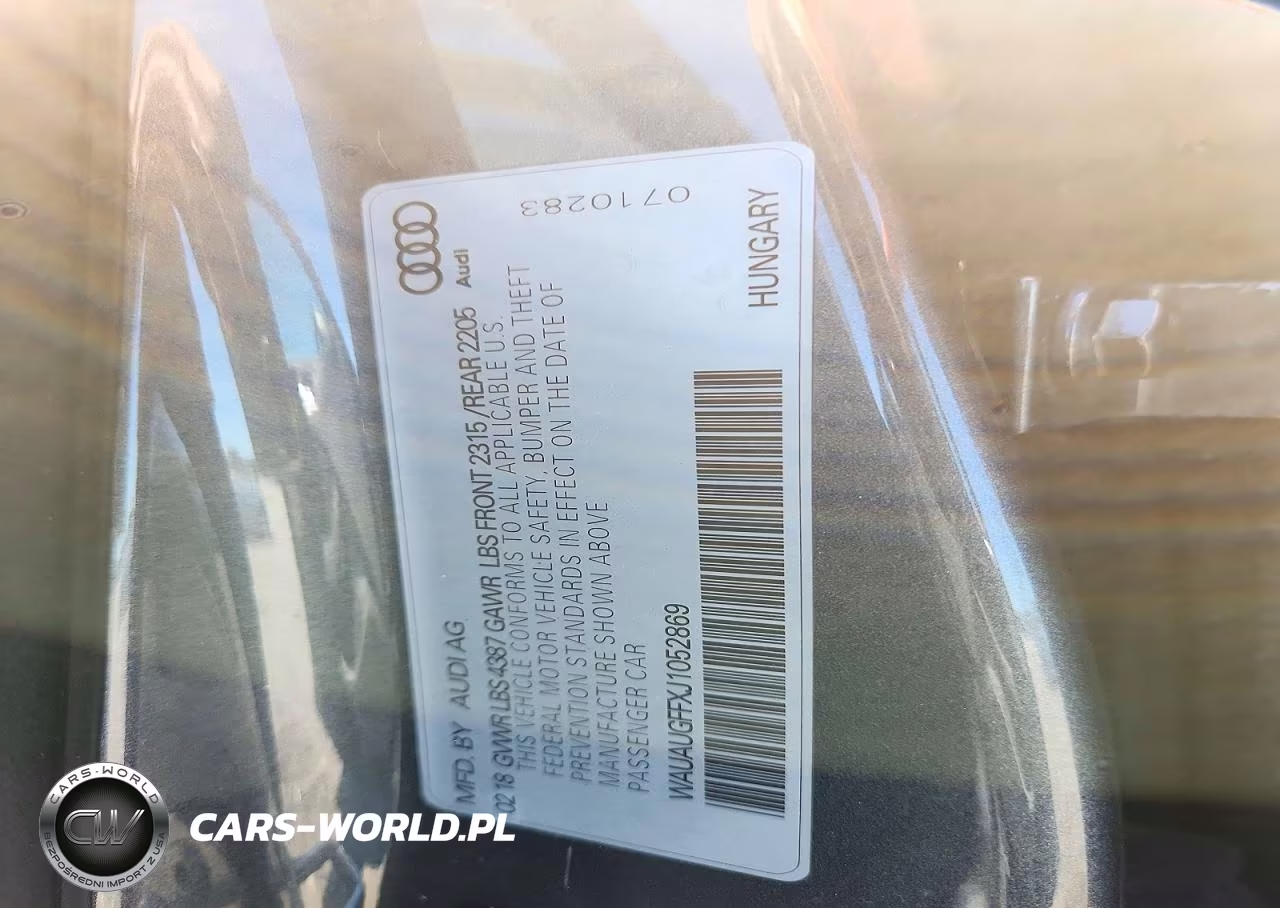 2018 Audi A3 Premium VIN:WAUAUGFFXJ1052869 - 12