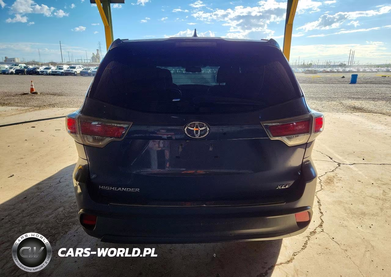 2014 Toyota Highlander Xle VIN:5TDKKRFH9ES036066 - 6