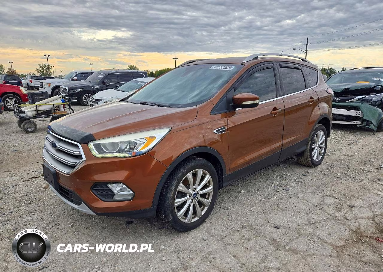 2017 Ford Escape Titanium VIN:1FMCU9J99HUA47899 - 1