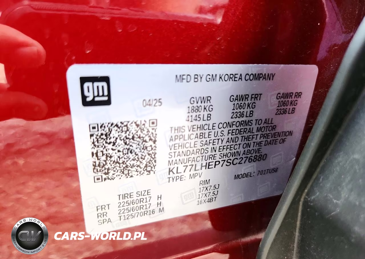 2025 Chevrolet Trax 1Lt VIN:KL77LHEP7SC276880 - 13