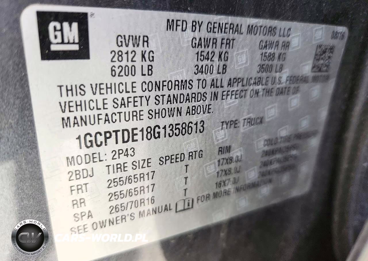 2016 Chevrolet Colorado Z71 VIN:1GCPTDE18G1358613 - 12
