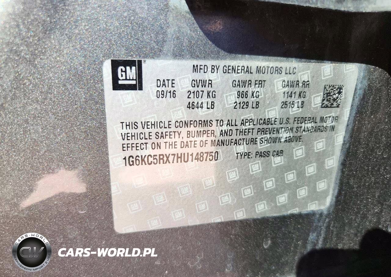 2017 Cadillac Ct6 Luxury VIN:1G6KC5RX7HU148750 - 13