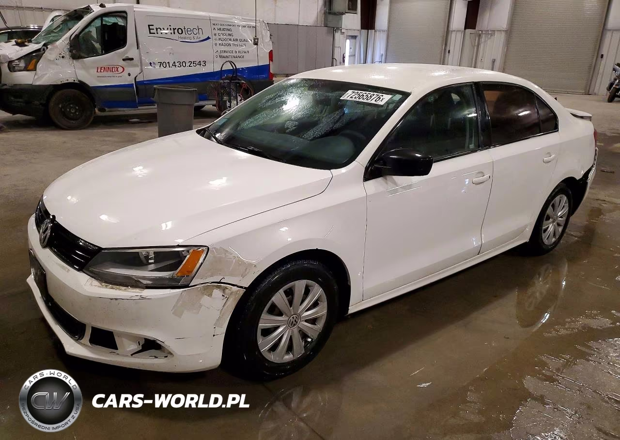 2014 Volkswagen Jetta Base VIN:3VW2K7AJ3EM381282 - 1