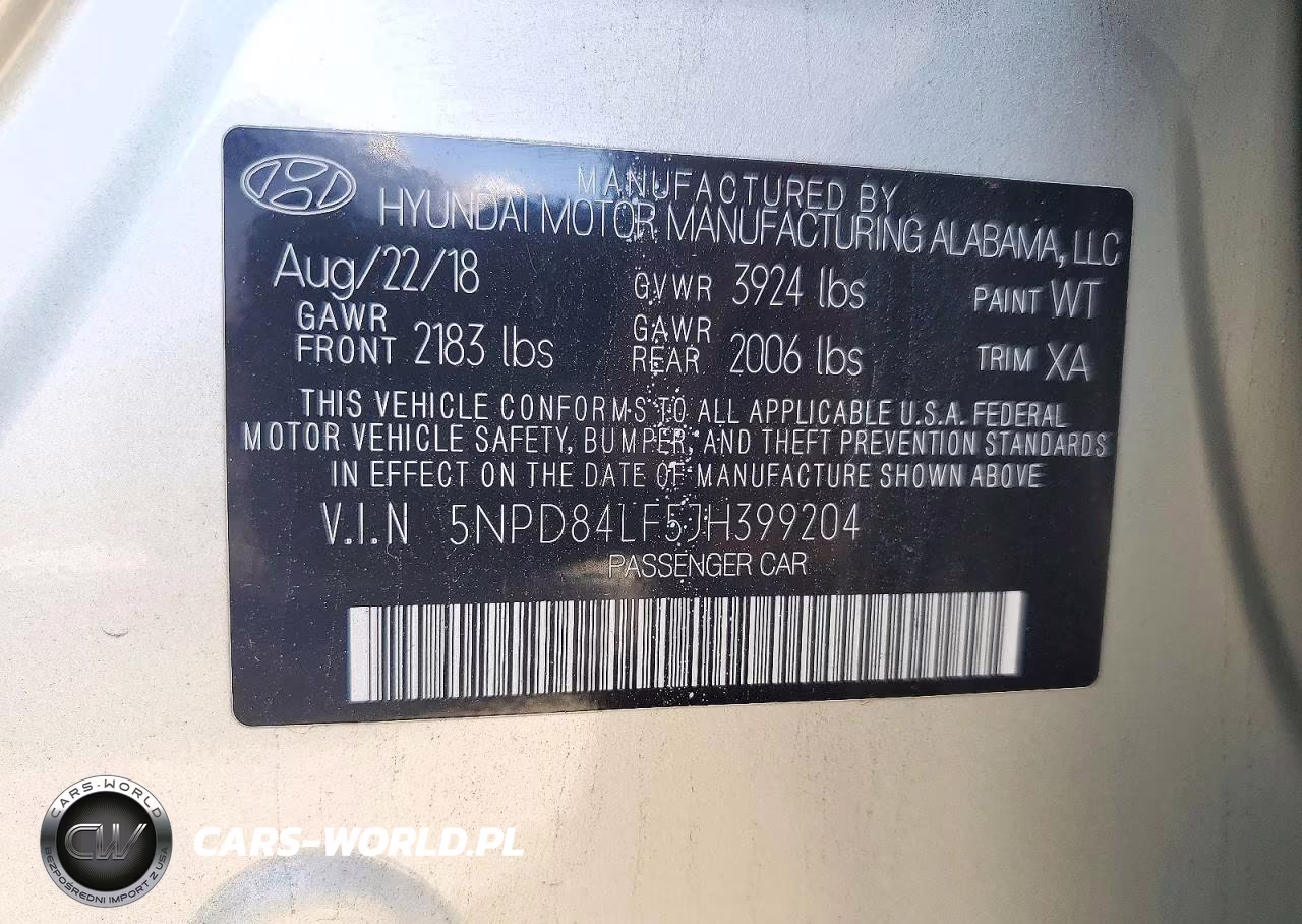 2018 Hyundai Elantra Value Edition VIN:5NPD84LF5JH399204 - 12