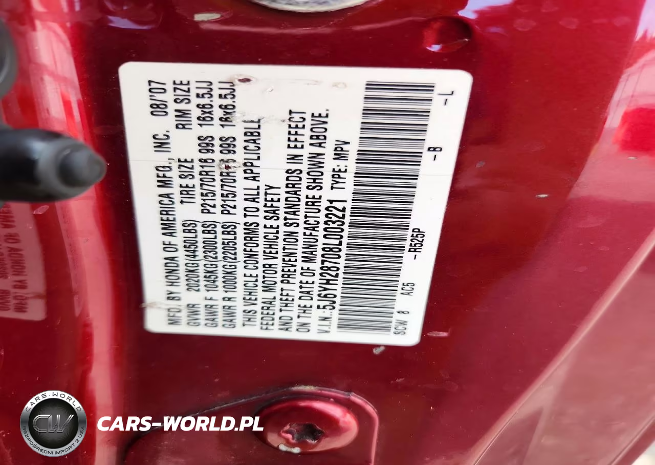 2008 Honda Element Ex VIN:5J6YH28708L003221 - 13
