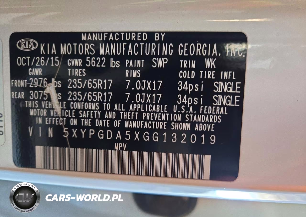 2016 Kia Sorento Lx V6 VIN:5XYPGDA5XGG132019 - 13