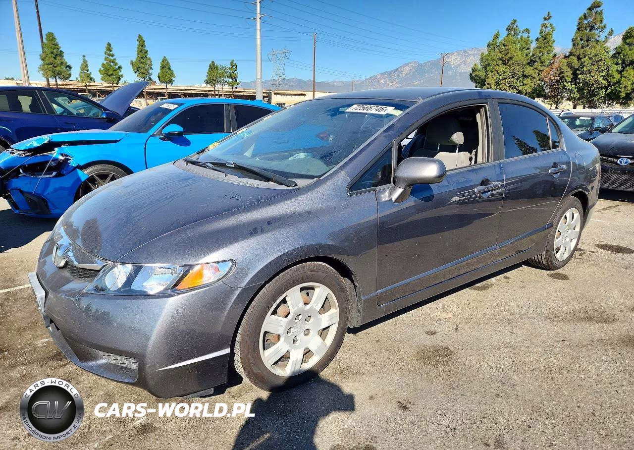 2010 Honda Civic Lx VIN:19XFA1F58AE046460 - 1