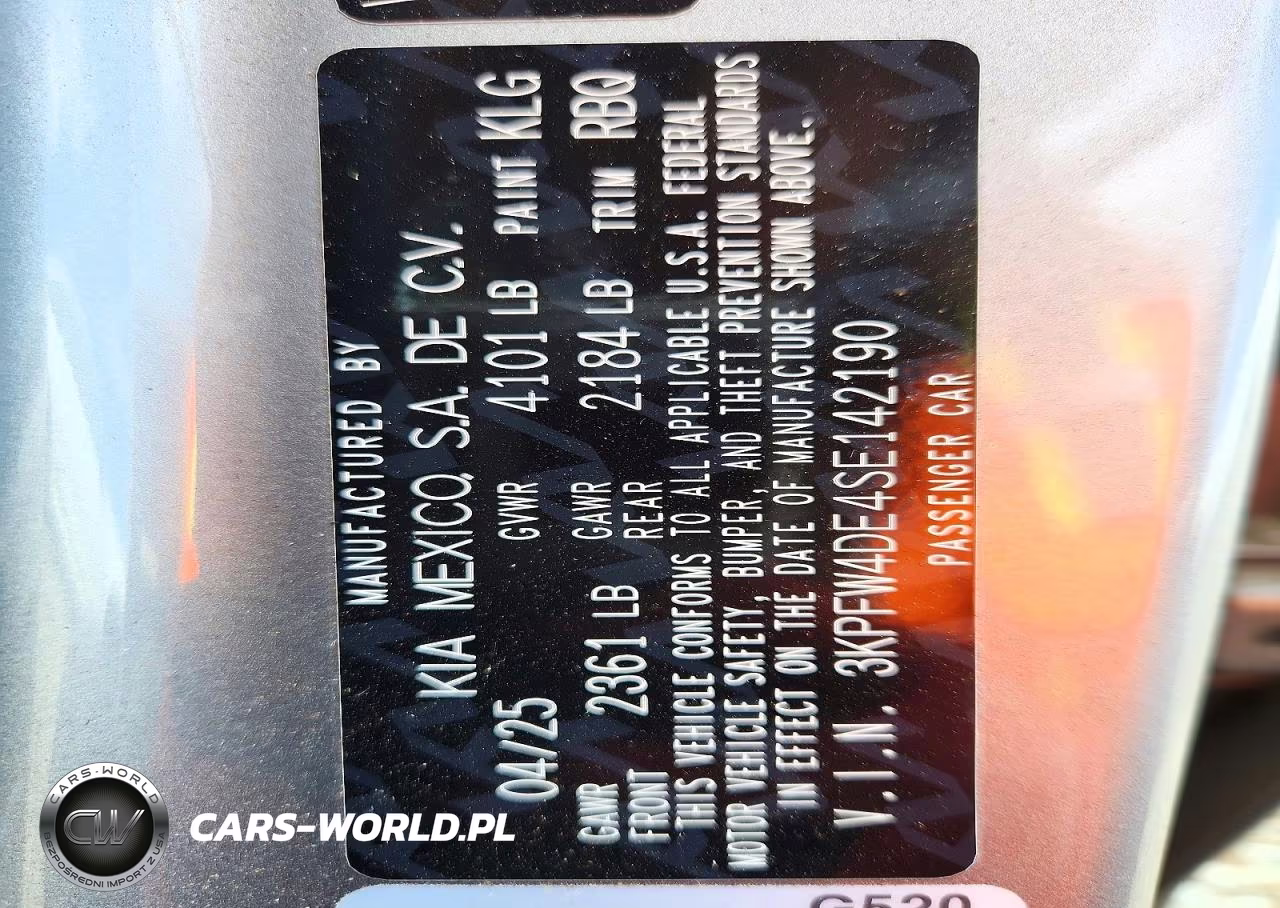 2025 Kia K4 Gt Line VIN:3KPFW4DE4SE142190 - 13