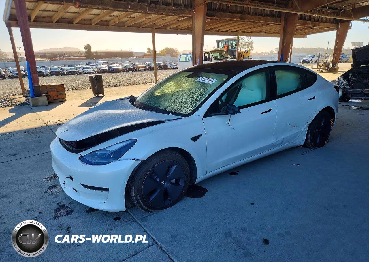 2022 Tesla Model 3 VIN:5YJ3E1EB0NF153646 - 1