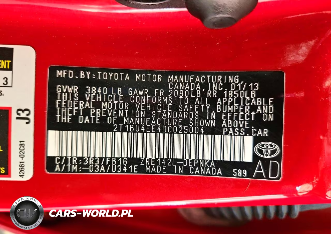 2013 Toyota Corolla Le VIN:2T1BU4EE4DC025004 - 13