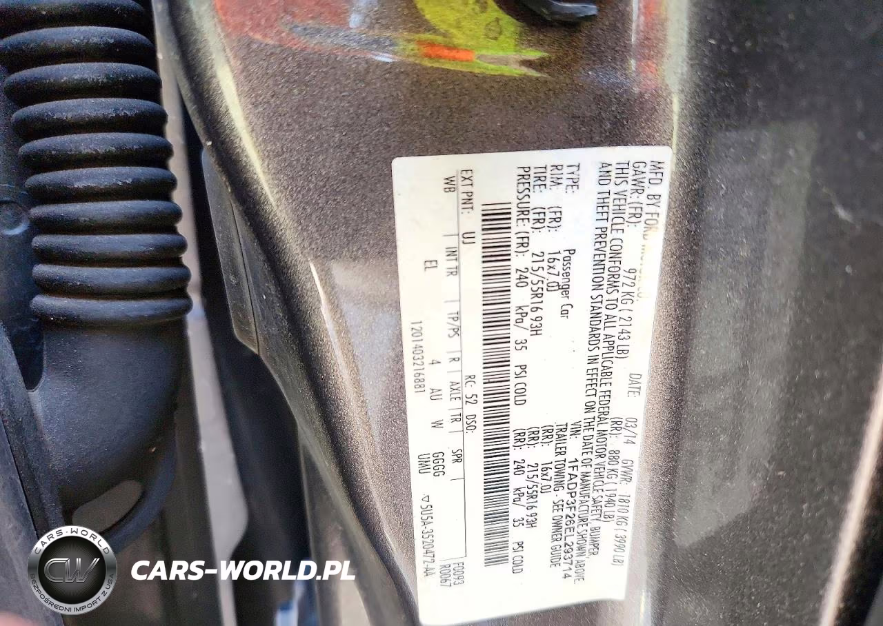 2014 Ford Focus Se VIN:1FADP3F26EL293714 - 13
