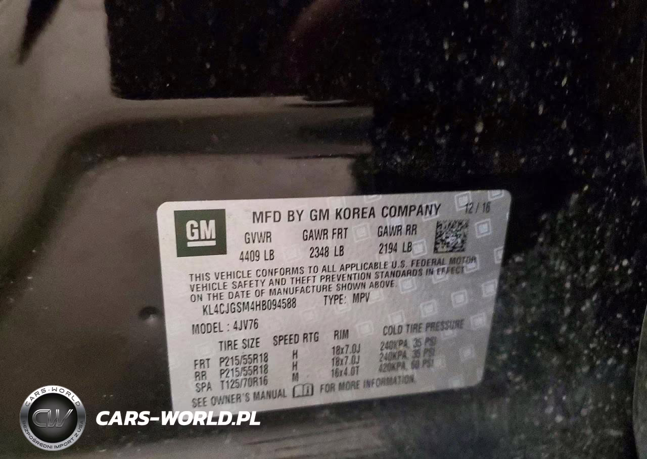 2017 Buick Encore Essence VIN:KL4CJGSM4HB094588 - 13