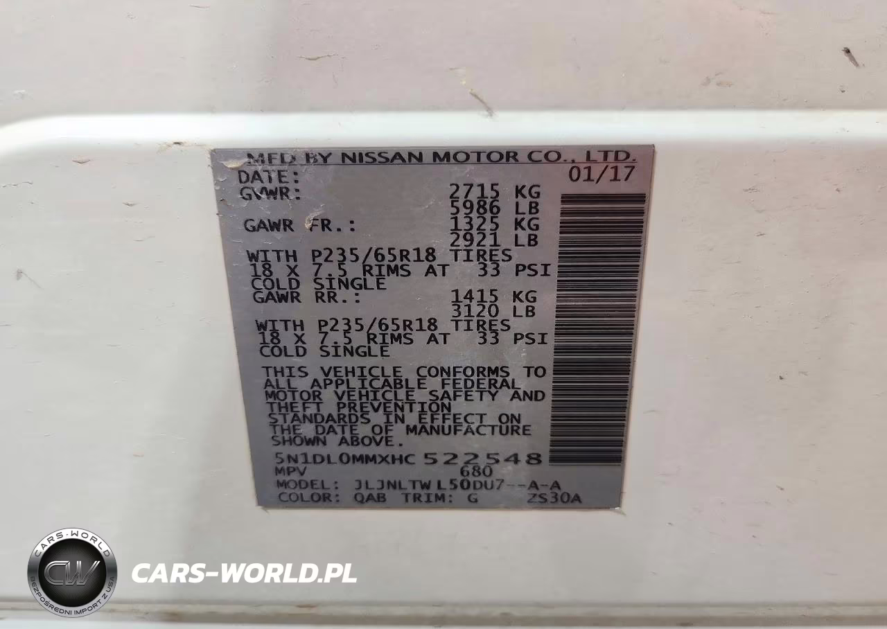 2017 Infiniti Qx60 Base VIN:5N1DL0MMXHC522548 - 13