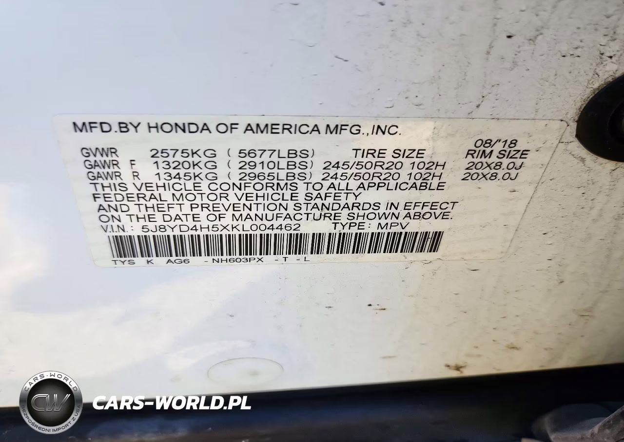 2019 Acura Mdx Technology VIN:5J8YD4H5XKL004462 - 13