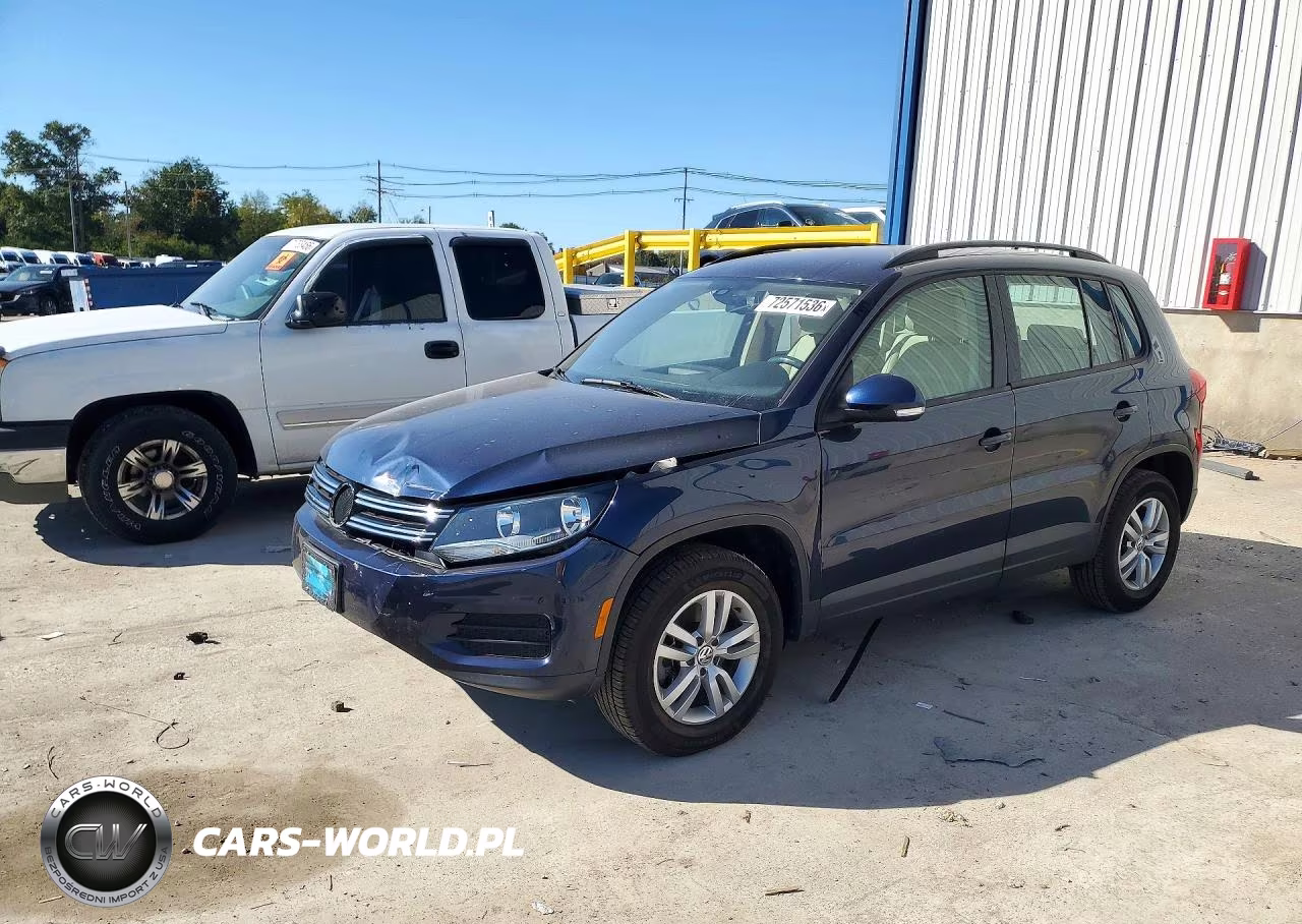 2016 Volkswagen Tiguan S VIN:WVGAV7AX8GW602318 - 1