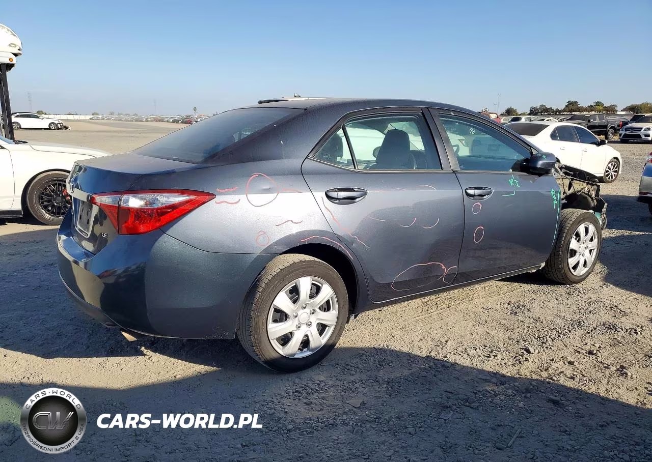 2016 Toyota Corolla Le VIN:5YFBURHE8GP416315 - 3