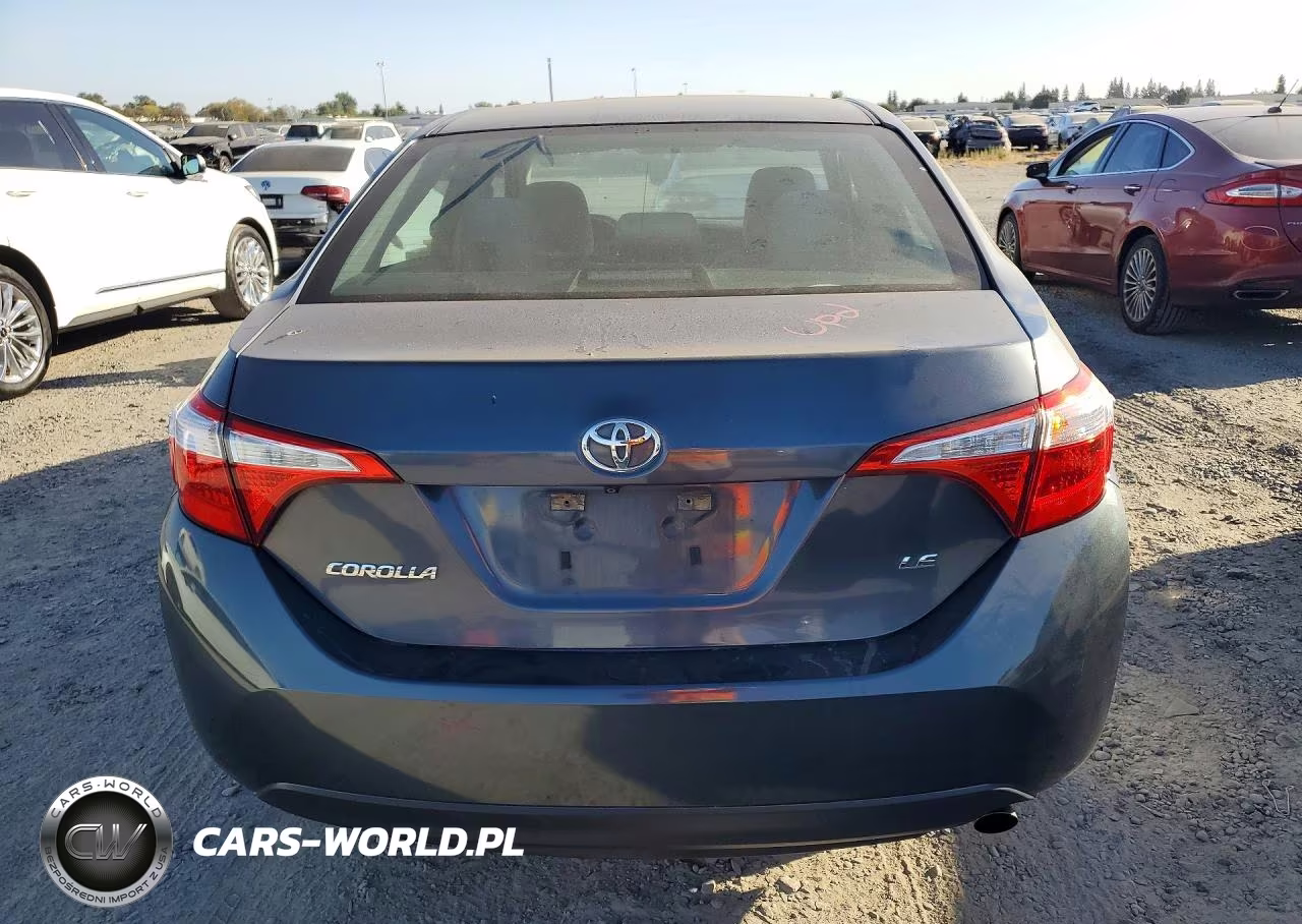 2016 Toyota Corolla Le VIN:5YFBURHE8GP416315 - 6