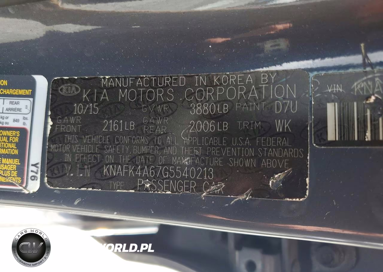 2016 Kia Forte Lx VIN:KNAFK4A67G5540213 - 12